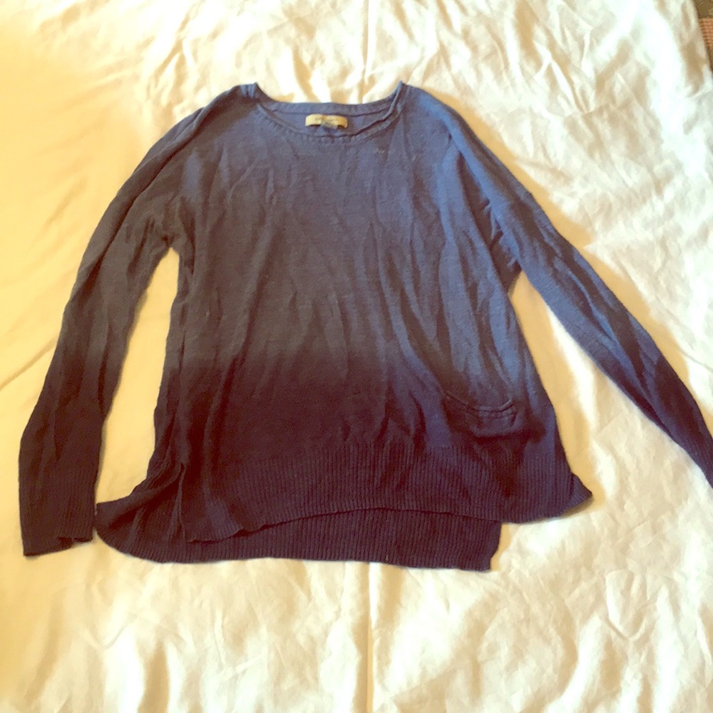 Blue light sweater